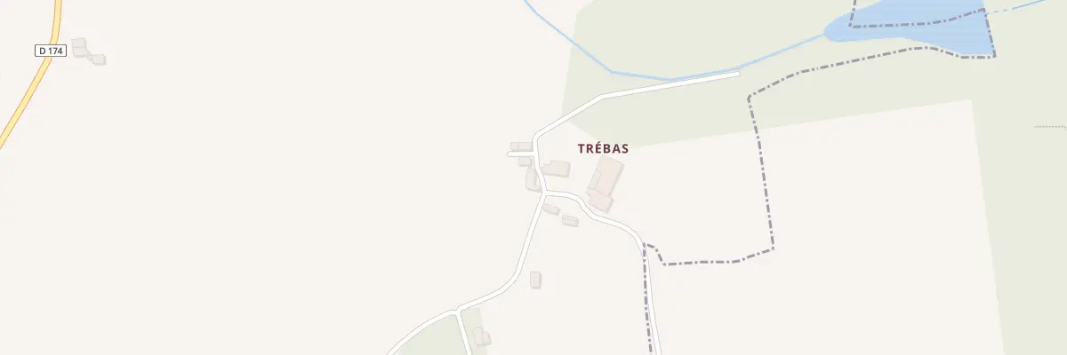 Plan du 5431 Trebras à Lizio