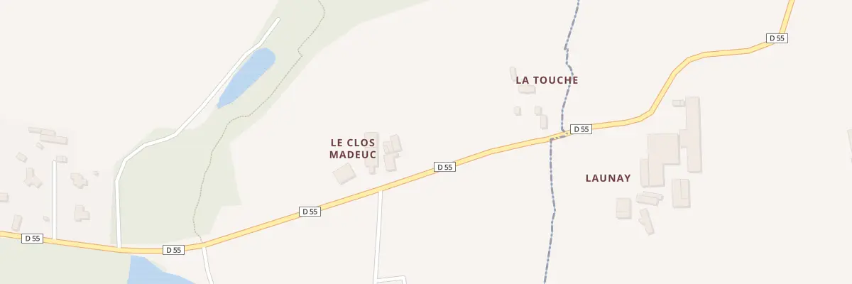 Plan du 1 Le Clos Madeuc à La Malhoure