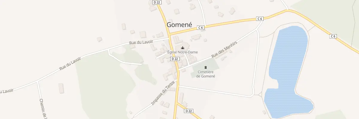 Plan du 3 Imp du Charron à Gomené