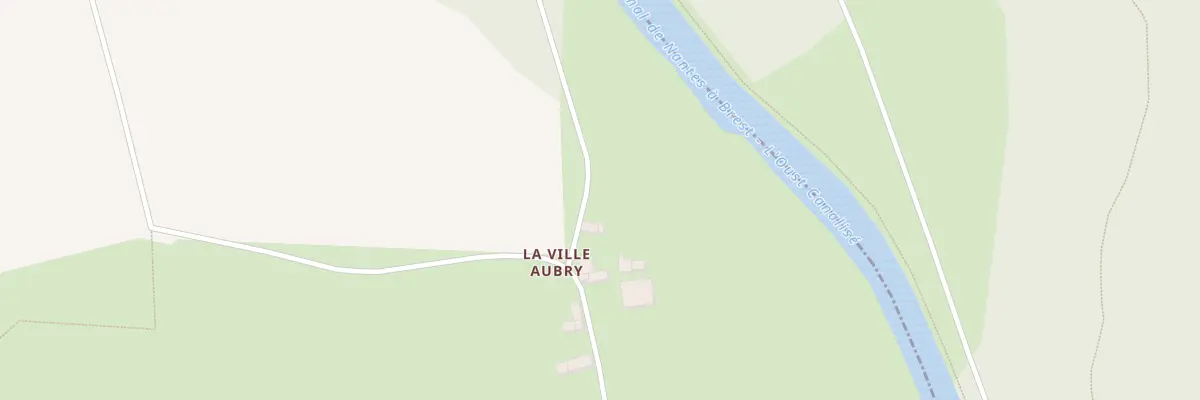 Plan du 5074A La Ville Aubry à Saint-Servant