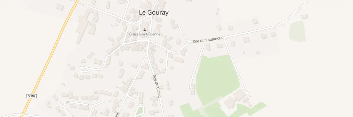 Plan du 5589B Rue de Poulancre au Mené
