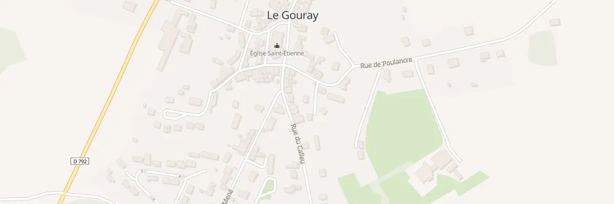 Plan du 6529 Rue de Poulancre au Mené