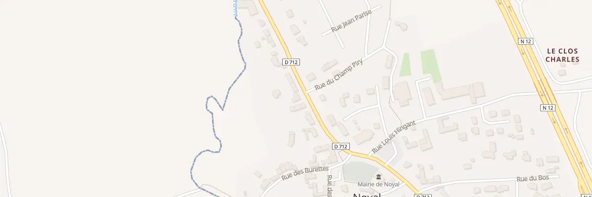 Plan du 7 Rue du Moulin à Noyal