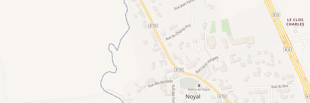 Plan du 5 Rue du Moulin à Noyal