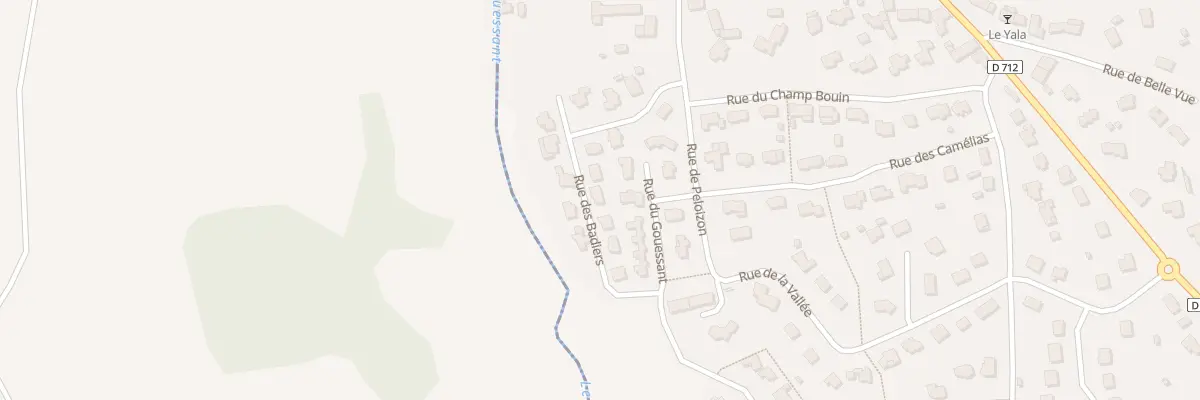 Plan du 7 Rue des Badiers à Noyal