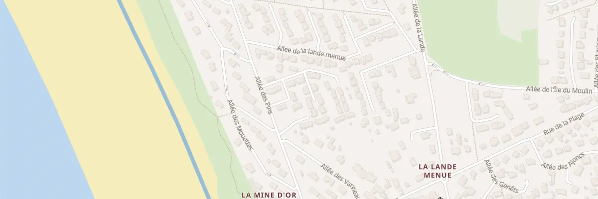 Plan du 7 Che du Midi à Pénestin