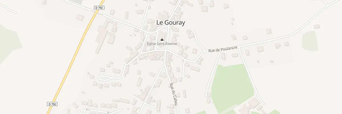 Plan du 27 Rue du 6 Août 1944 au Mené