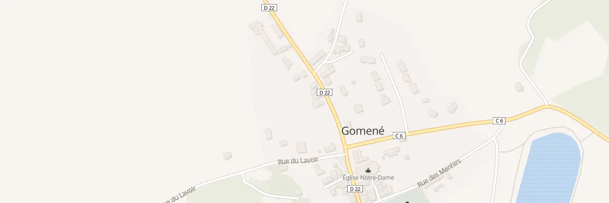 Plan du 5 Rue du Mené à Gomené