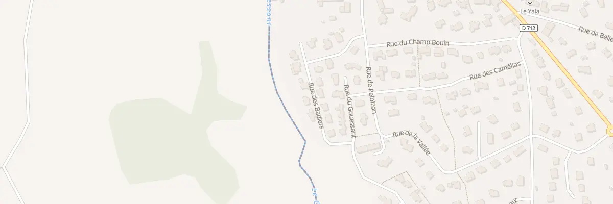 Plan du 12 Rue des Badiers à Noyal
