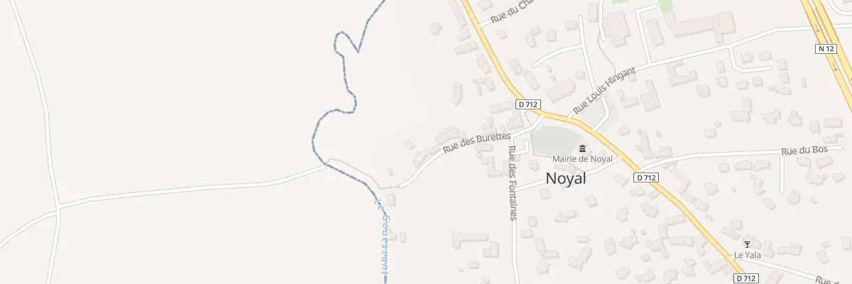 Plan du 10 Rue des Burettes à Noyal