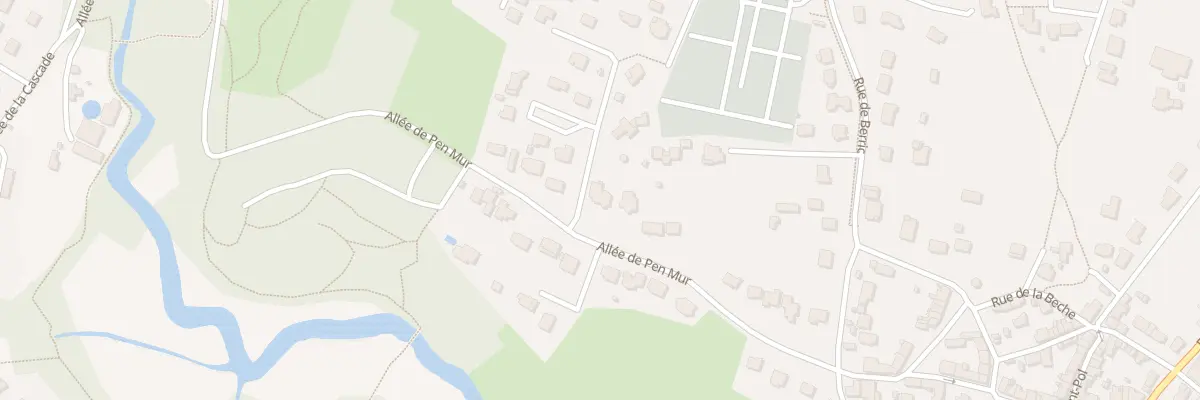 Plan du 18 All de Pen Mur à Muzillac