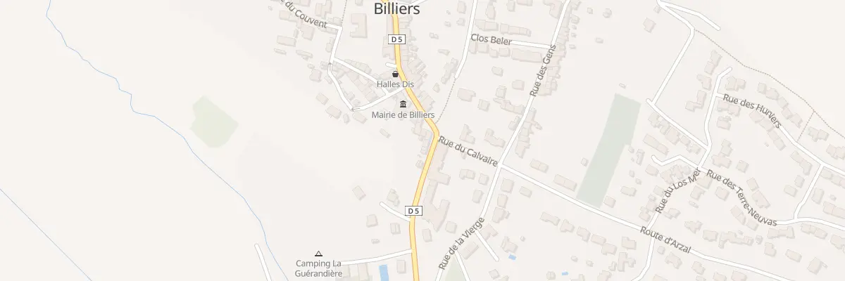 Plan du 34 Rue du Penher à Billiers