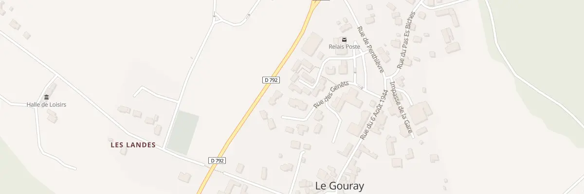 Plan du 9B Rue Lot. des Genets Le Gouray au Mené
