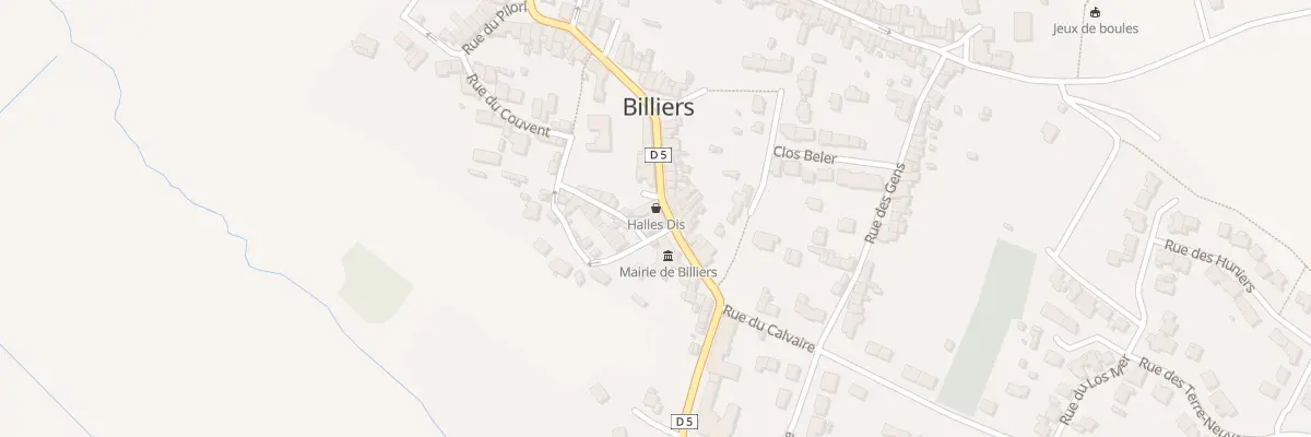 Plan du 24 Rue du Penher à Billiers