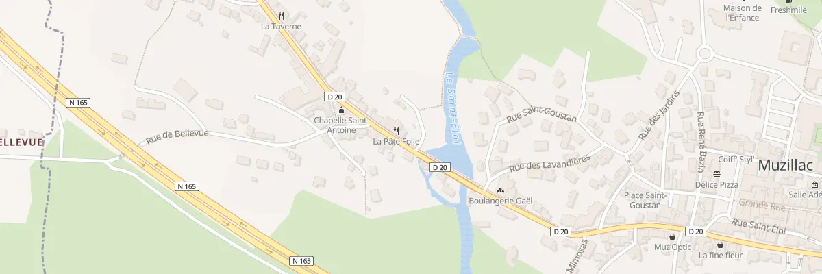 Plan du 1 Rue de Penesclus à Muzillac