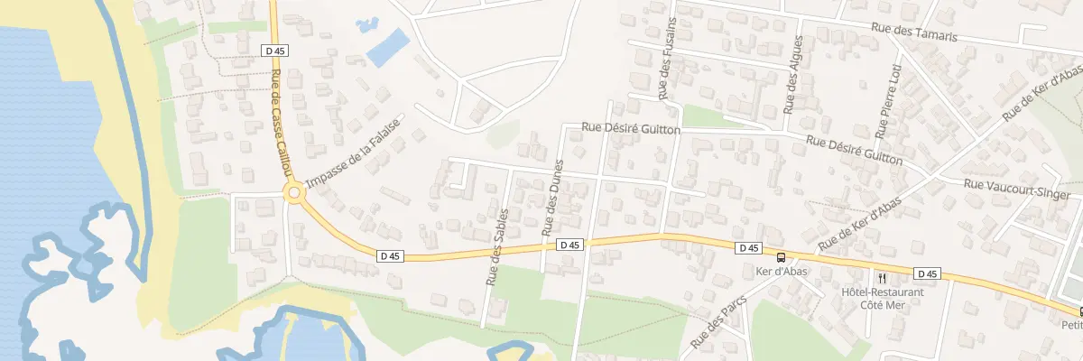 Plan du 5411 Rue des Dunes à Batz-sur-Mer