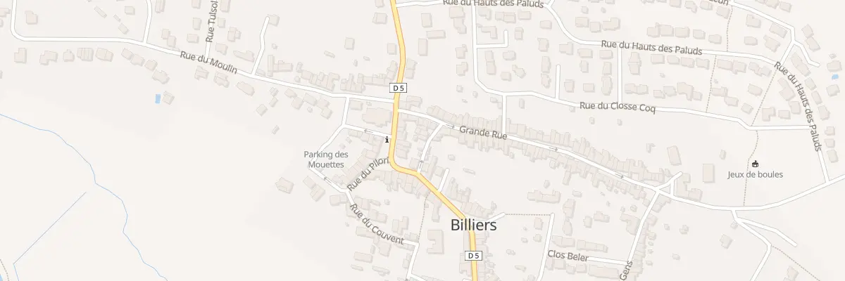 Plan du 6 Rue du Four à Billiers