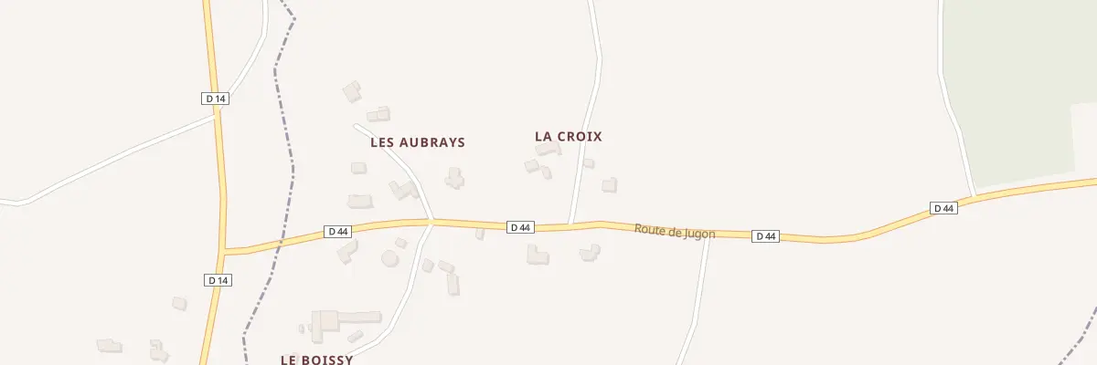 Plan du 1 La Croix à La Malhoure