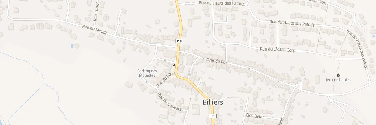 Plan du 6B Rue du Four à Billiers