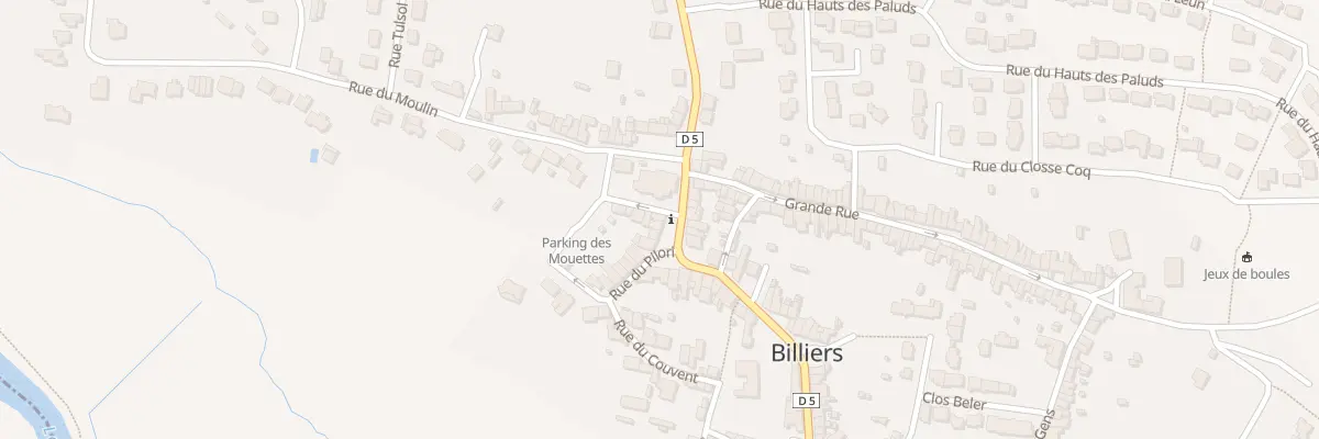 Plan du 1 Rue du Croc a Pain à Billiers