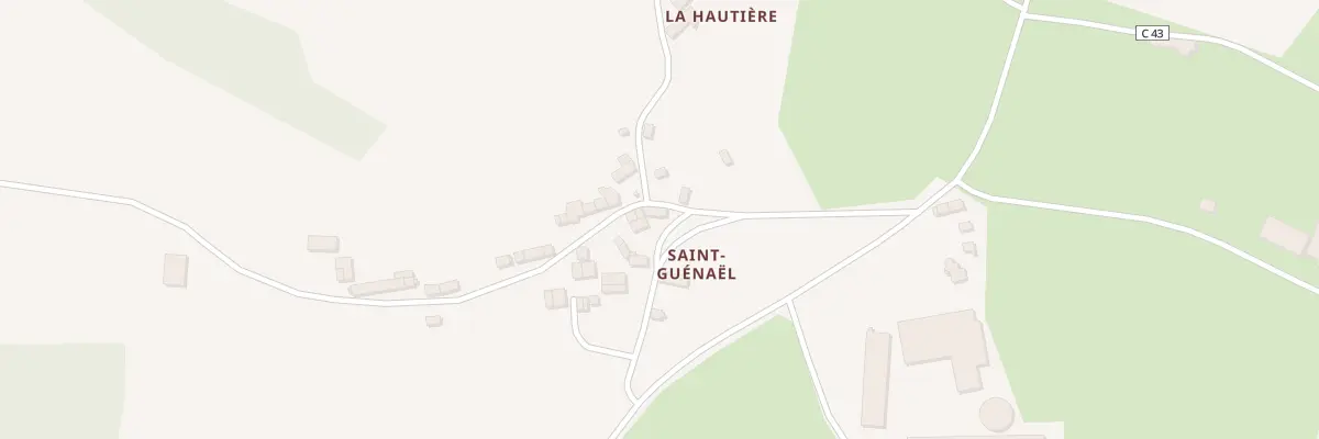 Plan du 5006 Saint Guénaël à Gomené