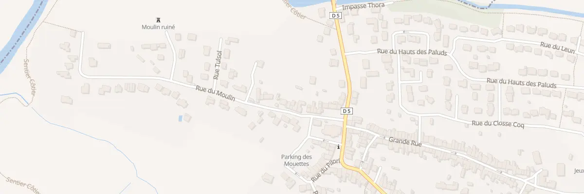 Plan du 14 Rue du Moulin à Billiers