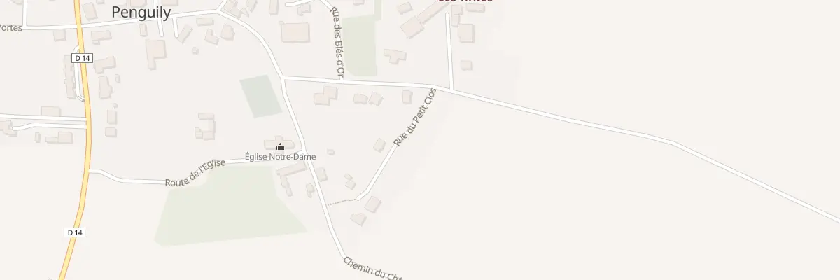 Plan du 5 Rue du Petit Clos à Penguily