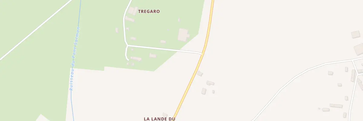 Plan de Terres de Tregaro à Questembert