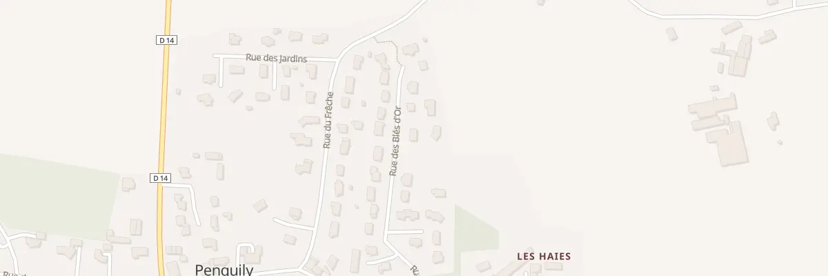 Plan du 18 Rue des Blés d’Or à Penguily