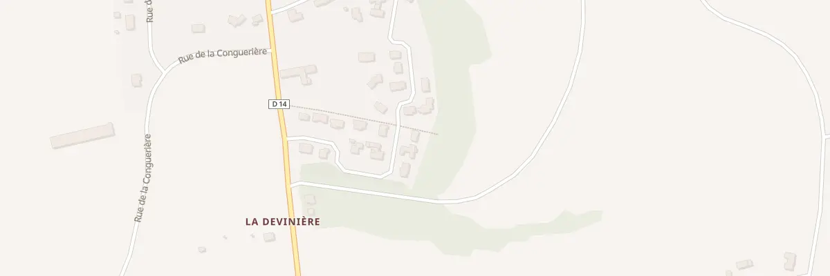 Plan du 10 Rue des Jardins de la Roche à La Malhoure