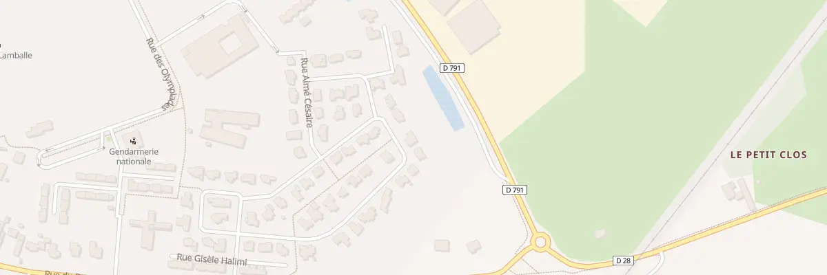 Plan du 38 Rue Gisèle Halimi à Lamballe-Armor
