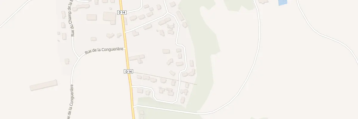 Plan du 21 Rue des Jardins de la Roche à La Malhoure
