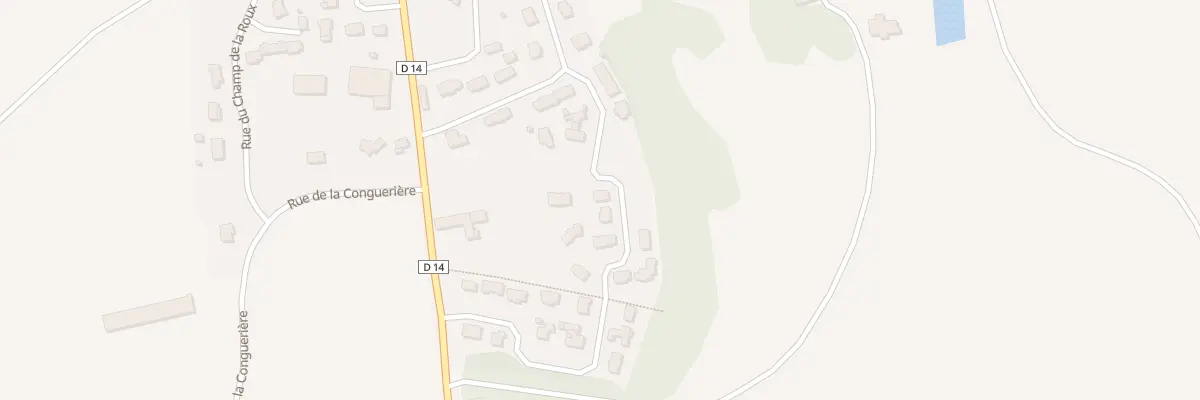 Plan du 23 Rue des Jardins de la Roche à La Malhoure