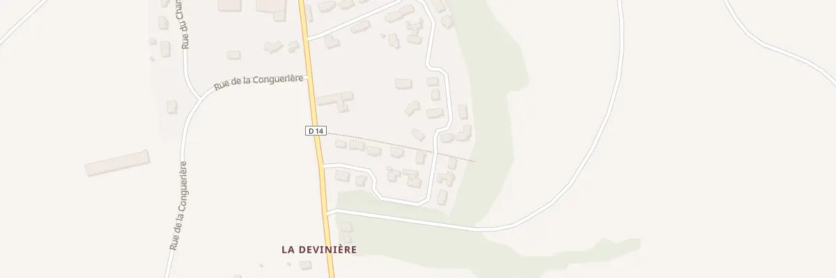 Plan du 15 Rue des Jardins de la Roche à La Malhoure