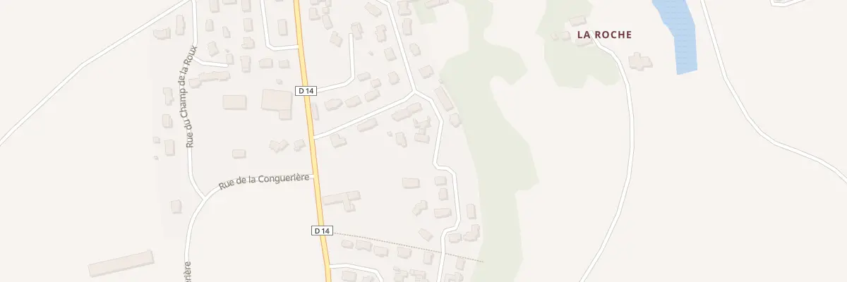 Plan du 31 Rue des Jardins de la Roche à La Malhoure