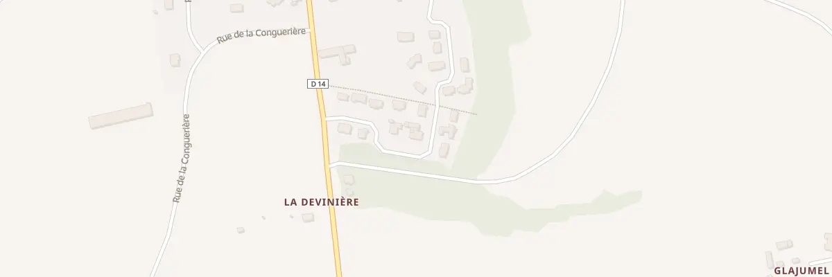 Plan du 11 Rue des Jardins de la Roche à La Malhoure