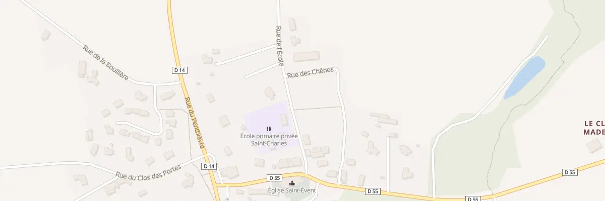 Plan du 10 Rue de l’Ecole à La Malhoure