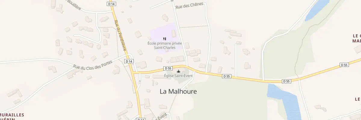 Plan du 3 Rue de l’Ecole à La Malhoure