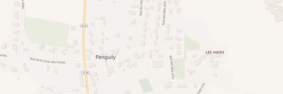 Plan du 2 Rue du Frêche à Penguily