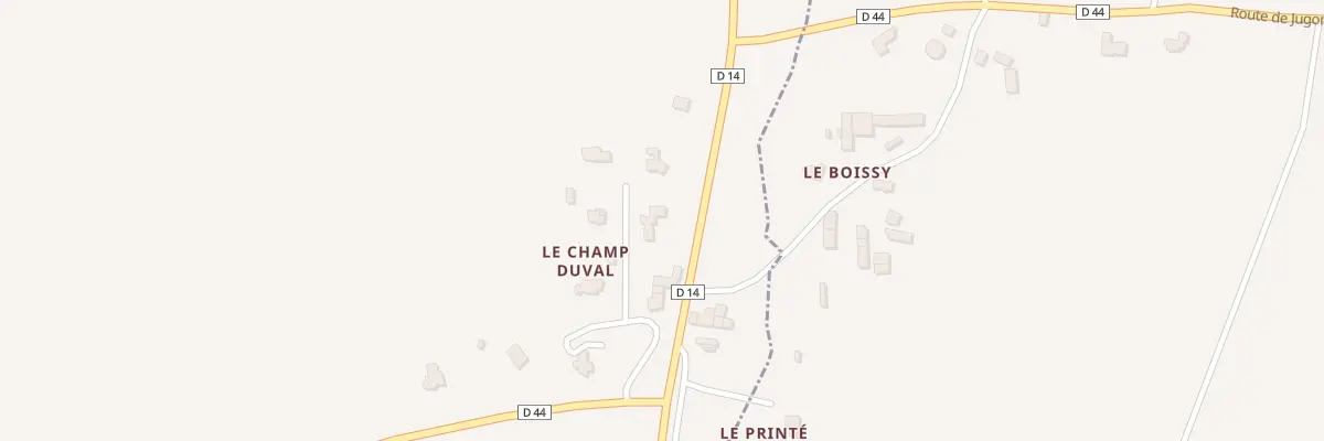 Plan du 4 Imp du Champ Duval à Penguily