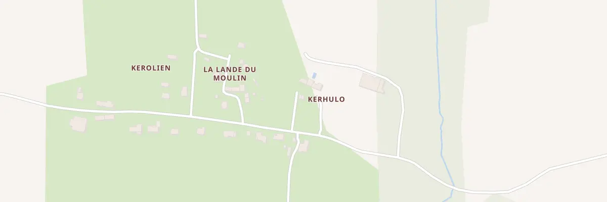 Plan du 5160 Kerhulo à Larré