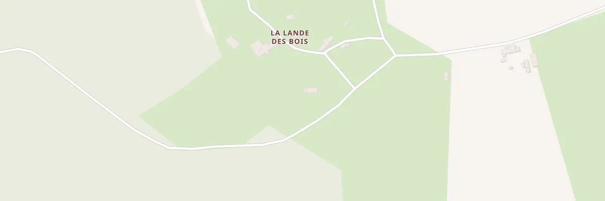 Plan du 3 La Lande des Bois à Saint-Guyomard
