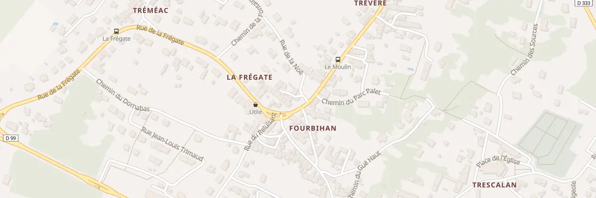 Plan du 7 Rue du Moulin à La Turballe