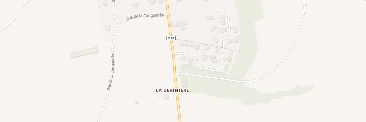 Plan du 2 Rue des Jardins de la Roche à La Malhoure