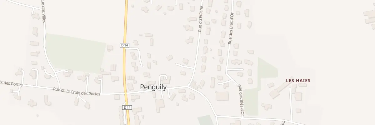 Plan du 2 Imp du Frêche à Penguily