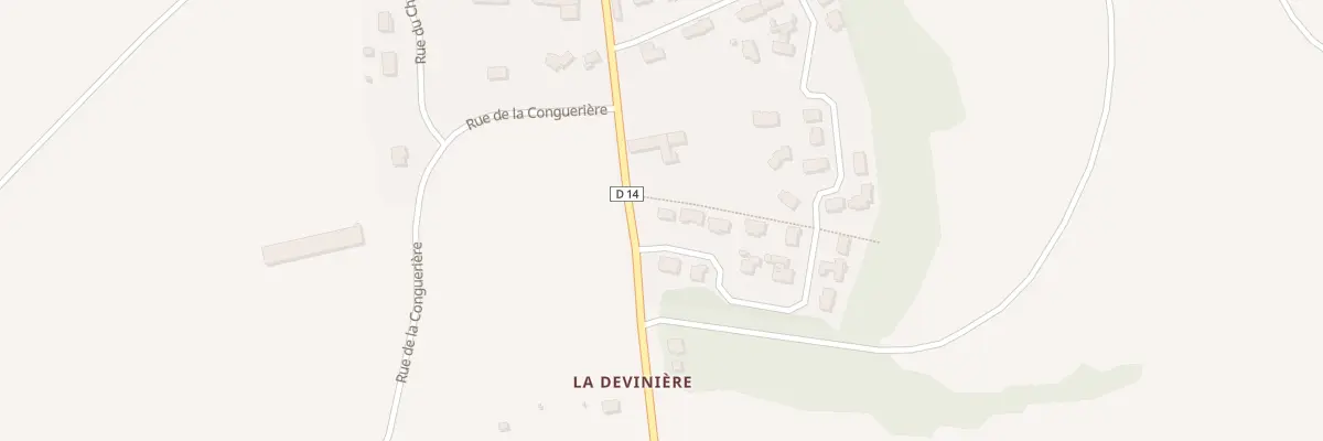Plan du 1 Rue des Jardins de la Roche à La Malhoure