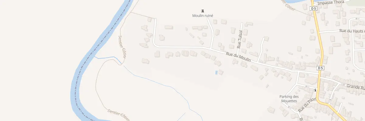 Plan du 37 Rue du Moulin à Billiers
