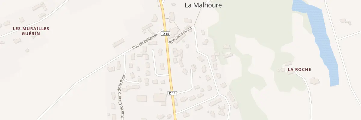 Plan du 11 Rue Landségal à La Malhoure