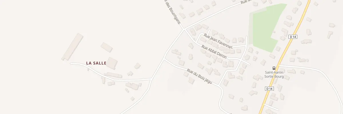 Plan du 124 Rue du Bois Jegu St Aaron à Lamballe-Armor
