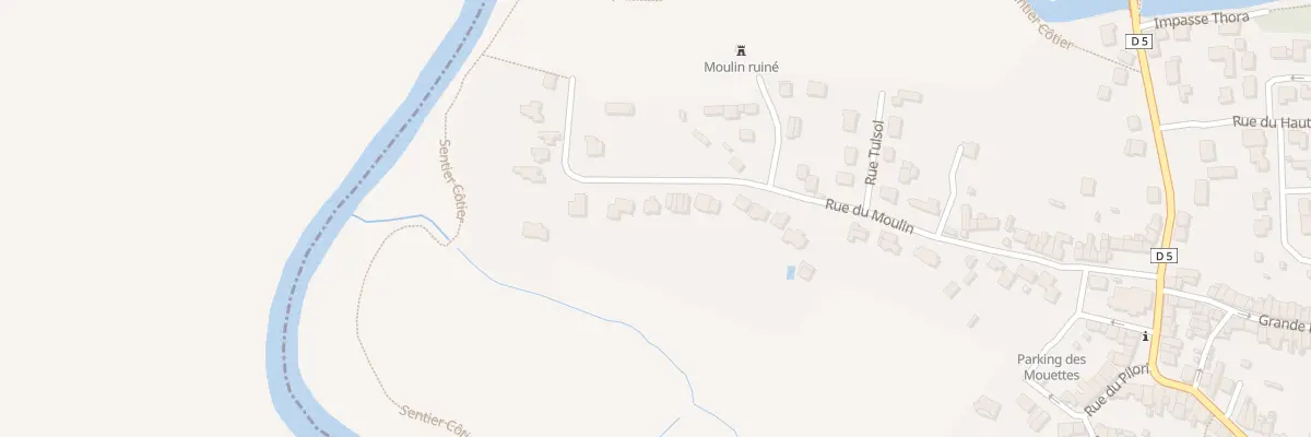 Plan du 39 Rue du Moulin à Billiers